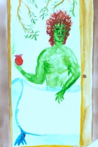 Green Man (painted by Elaine)