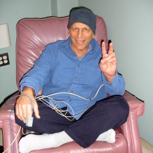 Vic during stem cell transplant, 2007