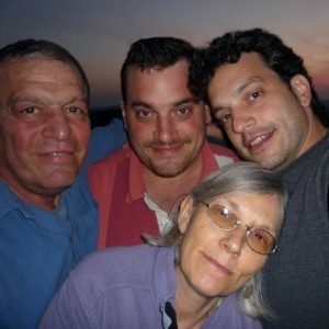 Vic, David, Anthony, and me--6 weeks before Vic's death