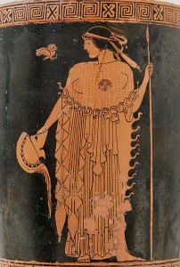 Goddess Athena wih owl (wikipedia)