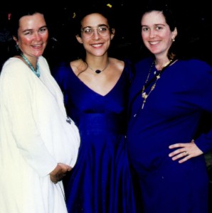 At Eve's wedding, Lauren on the left