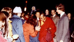 Meeting the Dalai Lama at the Ithaca Airport, 1979