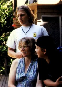 Pat with Rafael and Nick, 1997