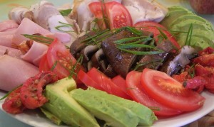 healthy antipasto dinner platter