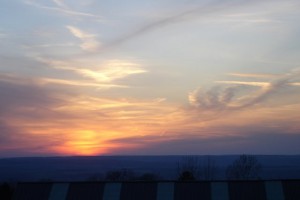sunset Finger Lakes, New York