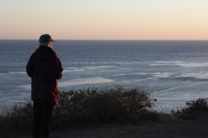 Elaine watching Pacific Ocean 2012