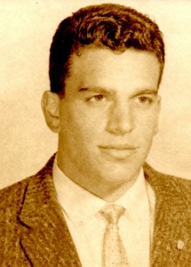 Vic at college graduation 1963