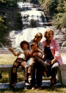 David, Anthony, Elaine, and Virginia ~1977