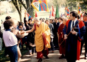Dalai Lama at Middlebury College, 1984
