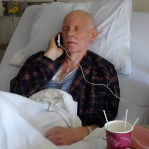 In the hospital, April 2016